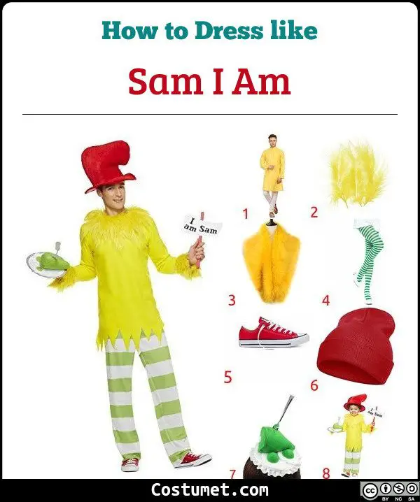 Green Eggs And Ham Costume for Cosplay & Halloween