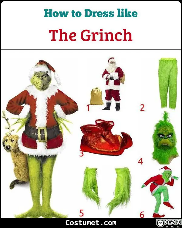 The Grinch Costume for Cosplay & Halloween