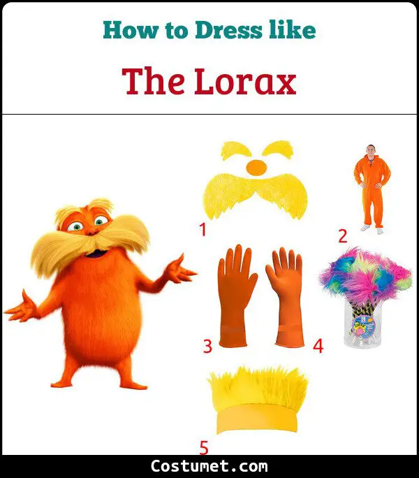 The Lorax Costume for Cosplay & Halloween