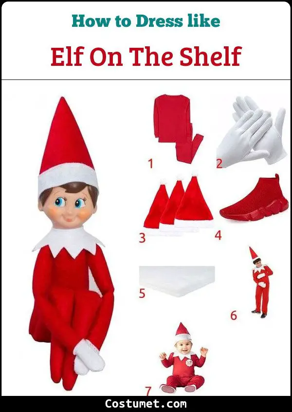 Elf On The Shelf Costume for Cosplay & Halloween