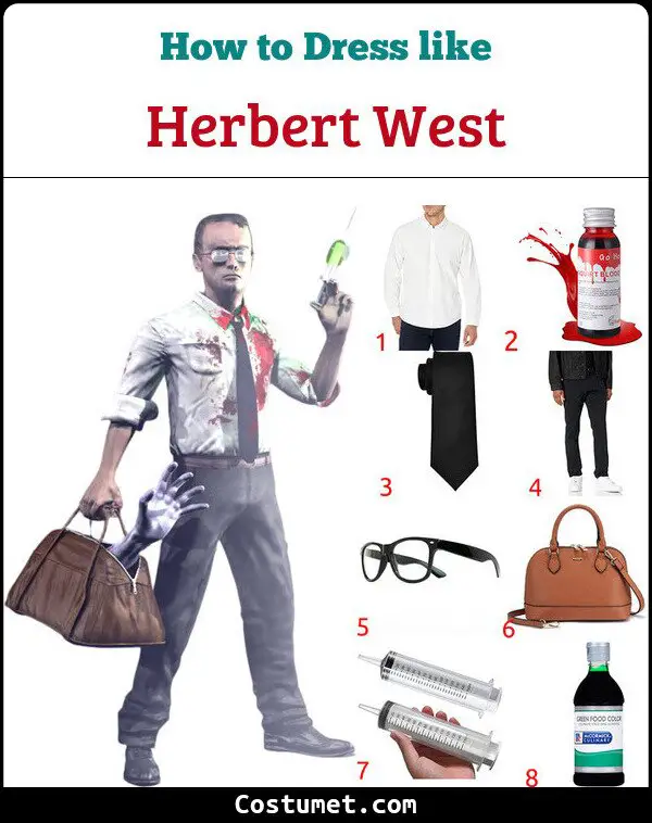 Herbert West Costume for Cosplay & Halloween