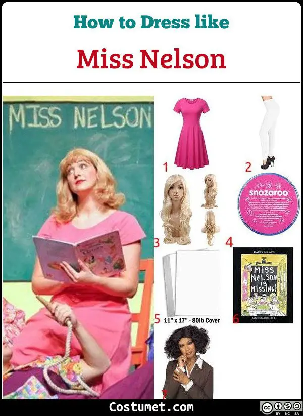 Miss Nelson Costume for Cosplay & Halloween