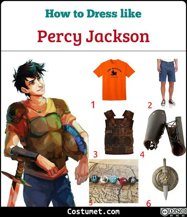 Percy Jackson Costume for Cosplay & Halloween