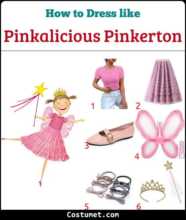Pinkalicious Pinkerton Costume for Cosplay & Halloween