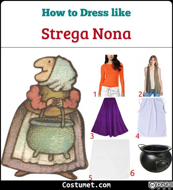 Strega Nona Costume for Cosplay & Halloween