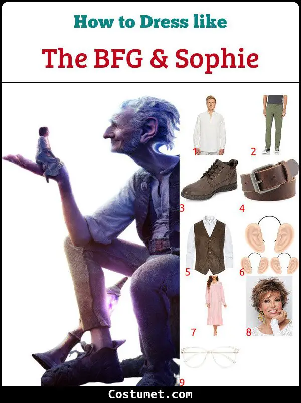 The BFG & Sophie Costume for Cosplay & Halloween