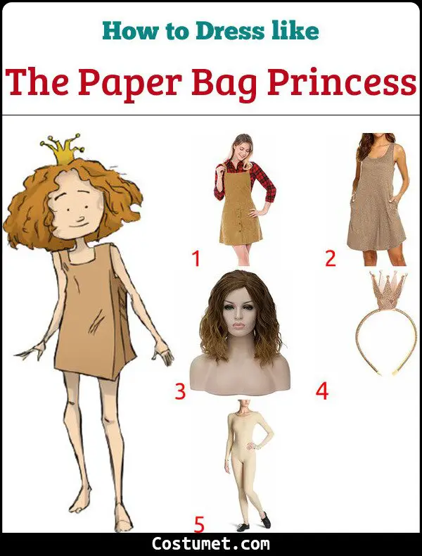 The Paper Bag Princess Costume for Cosplay & Halloween