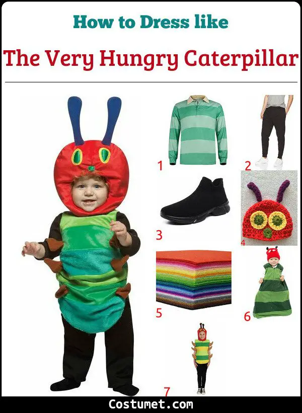 The Very Hungry Caterpillar Costume for Cosplay & Halloween