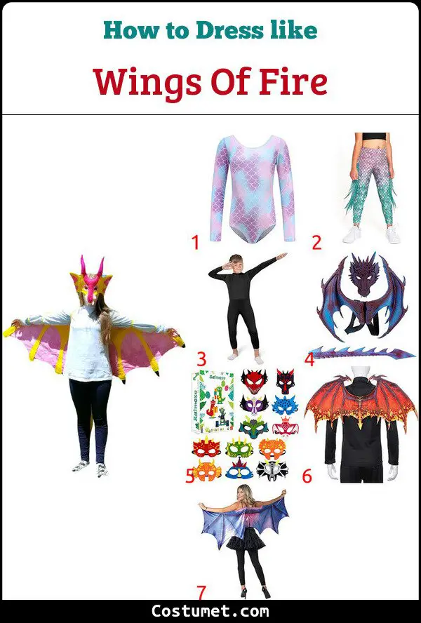 Wings Of Fire Costume for Cosplay & Halloween