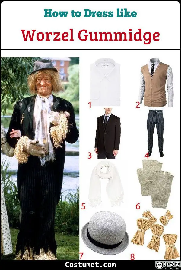 Worzel Gummidge Costume for Cosplay & Halloween