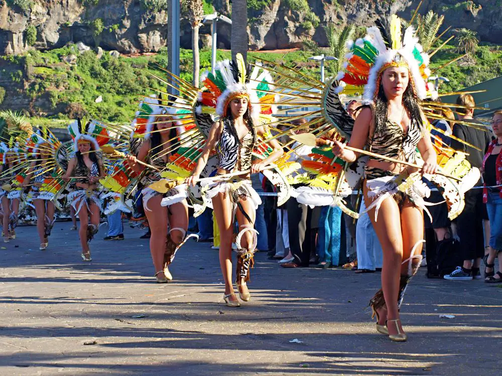 Tenerife carnival dance