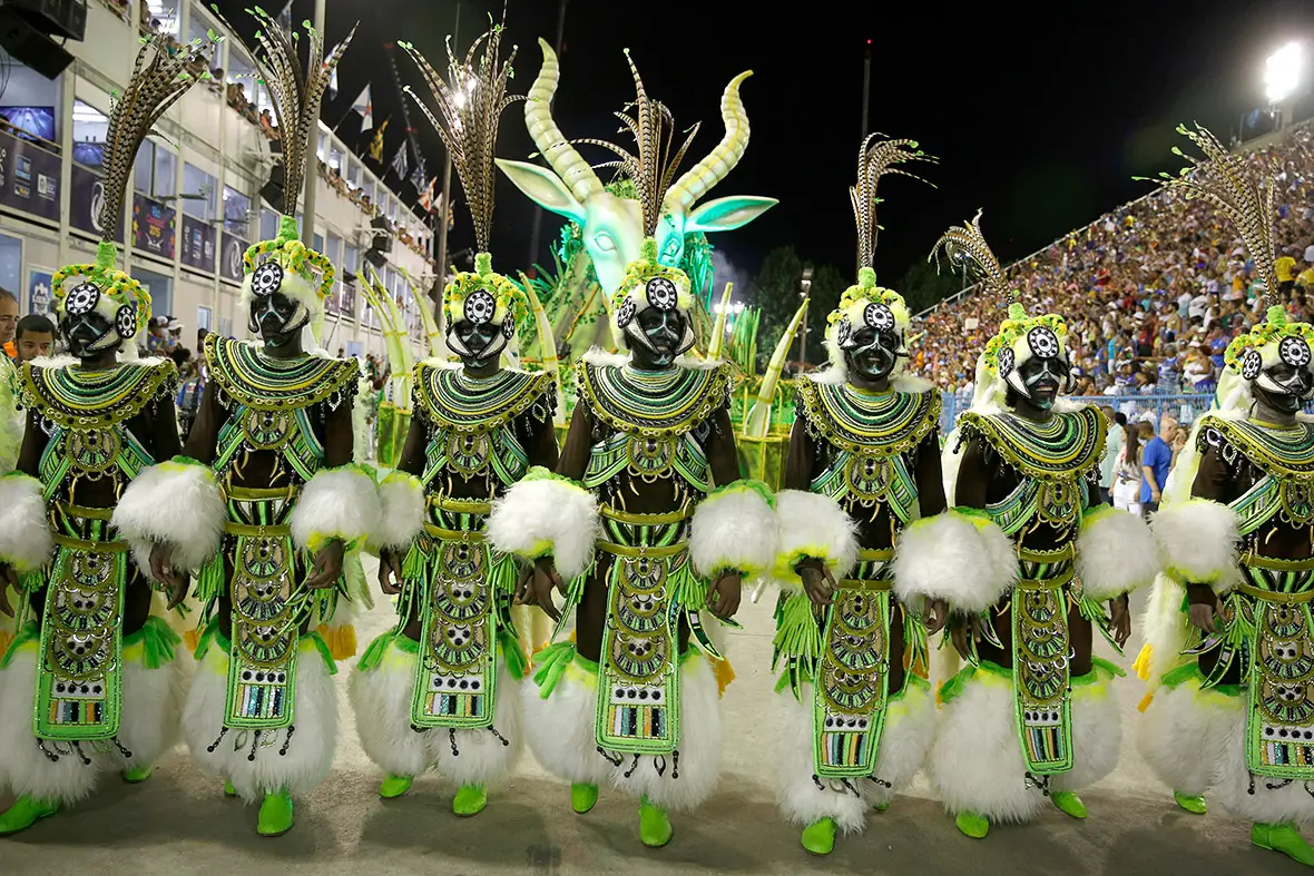 brazil carnival dark neon