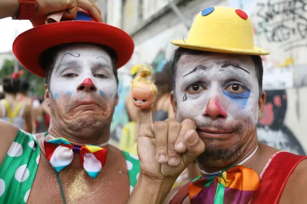 brazil carnival face paint