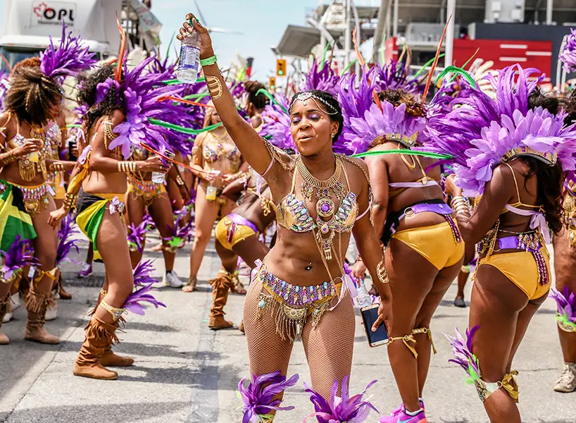 Caribbean carnival bikini