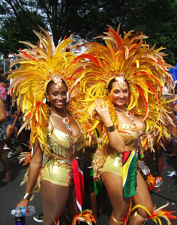 Caribbean carnival gold glow