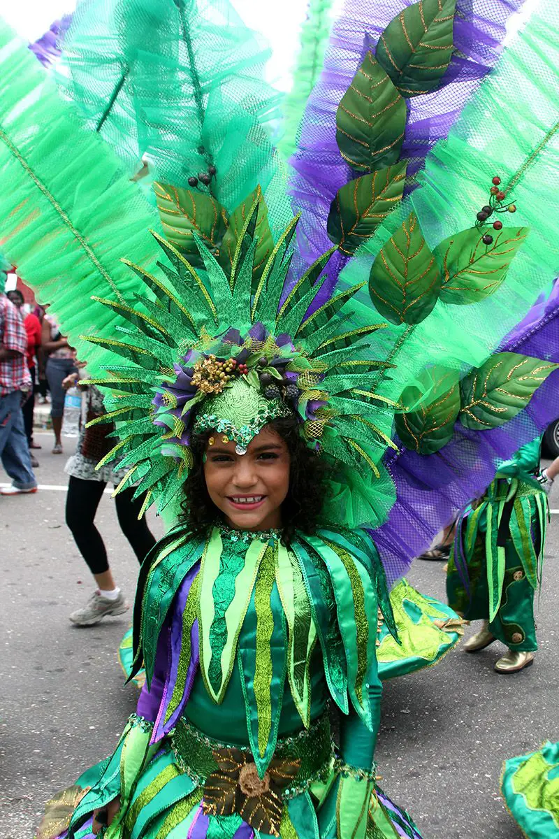Caribbean carnival green
