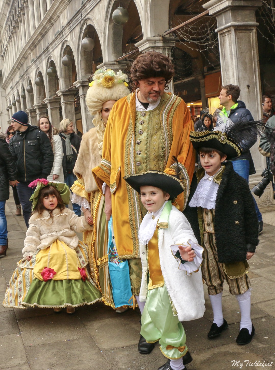 Family Venice Carnival
