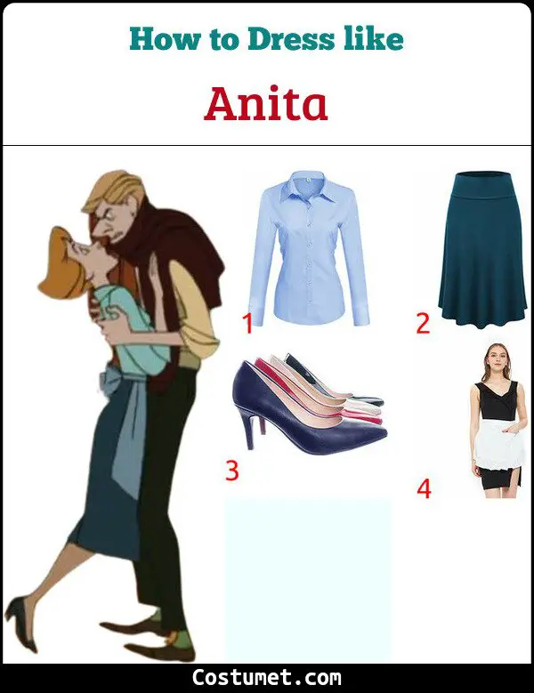 Anita Costume for Cosplay & Halloween