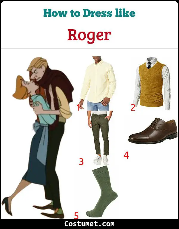 Roger Costume for Cosplay & Halloween