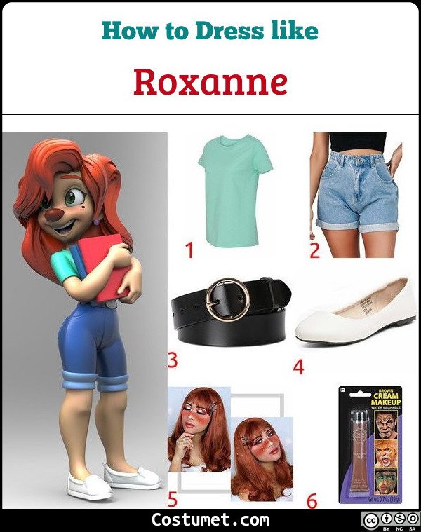 Roxanne A Goofy Movie Costume for Cosplay & Halloween