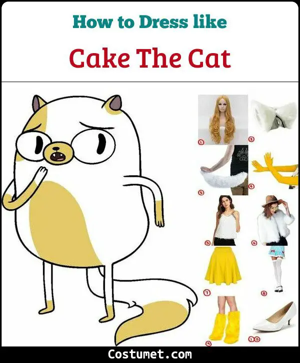 Cake The Cat Costume for Cosplay & Halloween