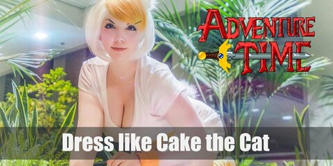 Adventure Time's Cake the Cat Costume