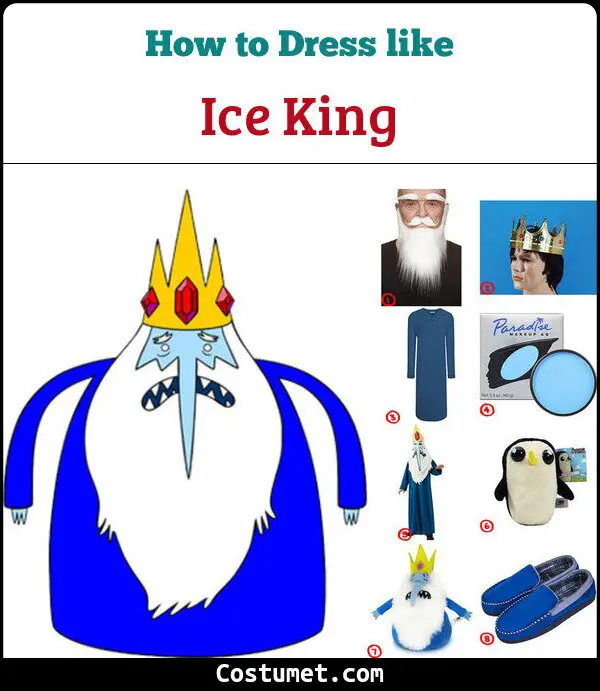 Ice King Costume for Cosplay & Halloween