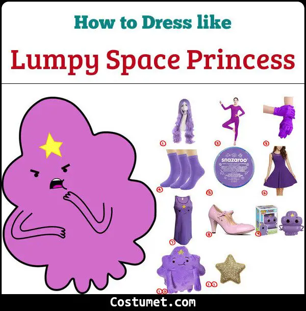 Lumpy Space Princess Costume for Cosplay & Halloween