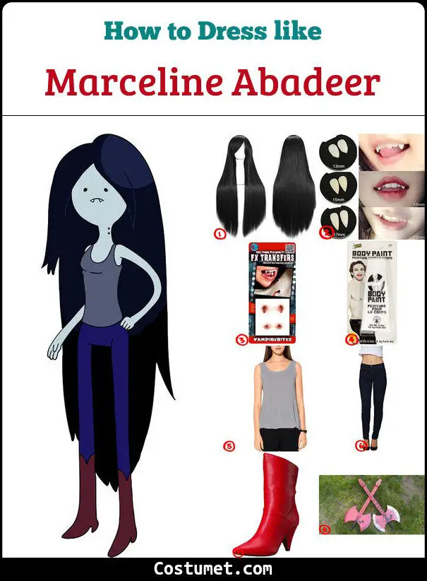 Marceline Abadeer Costume for Cosplay & Halloween