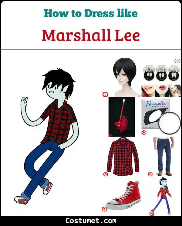 Adventure Time's Marshall Lee Costume for Cosplay & Halloween 2023