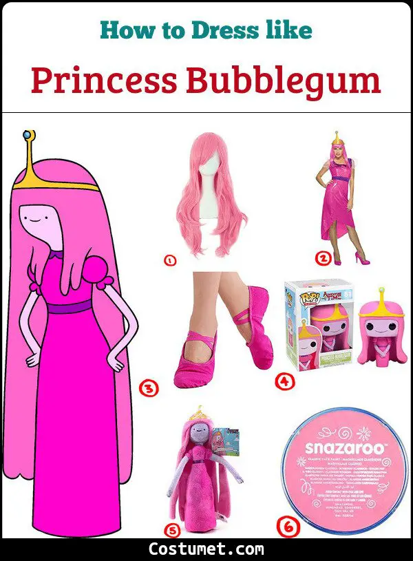 Princess Bubblegum Costume for Cosplay & Halloween