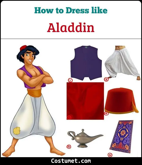Aladdin Costume for Cosplay & Halloween