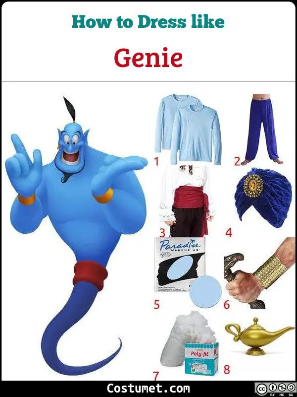 Genie Costume for Cosplay & Halloween