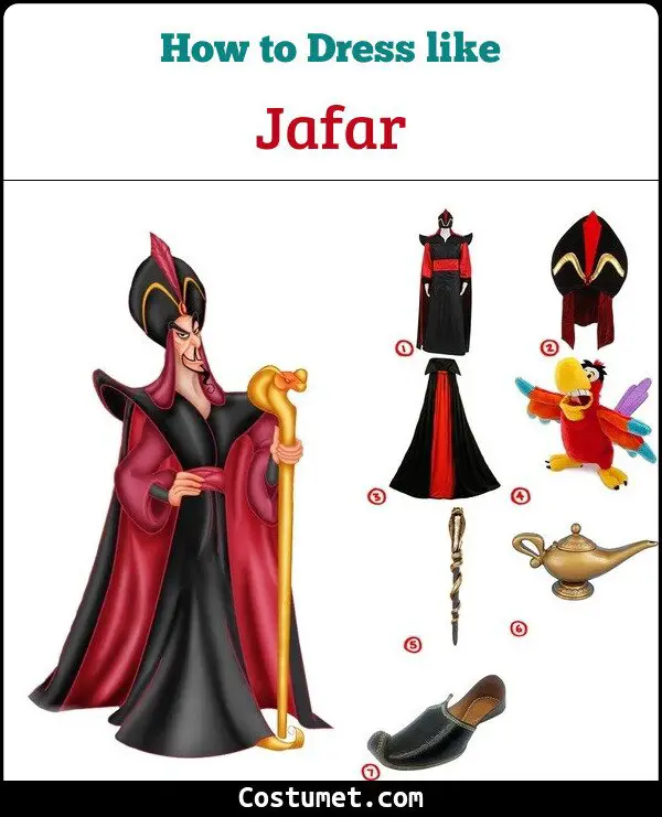 Jafar Costume for Cosplay & Halloween