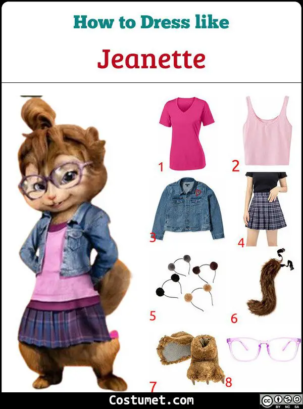 Jeanette Costume for Cosplay & Halloween