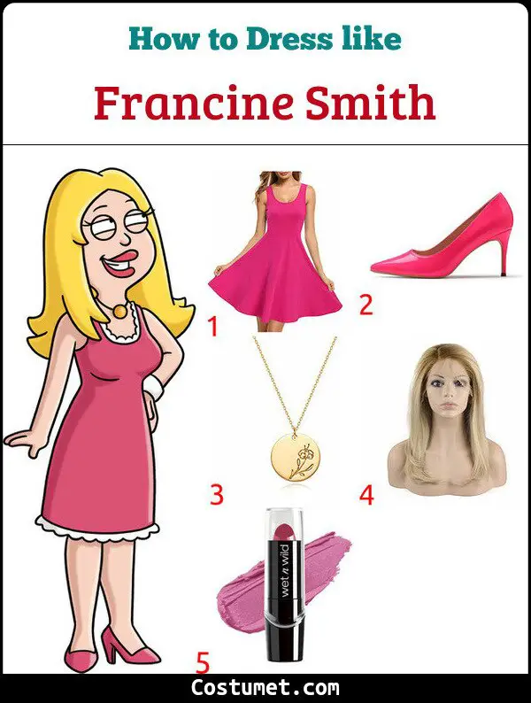 Francine Smith Costume for Cosplay & Halloween