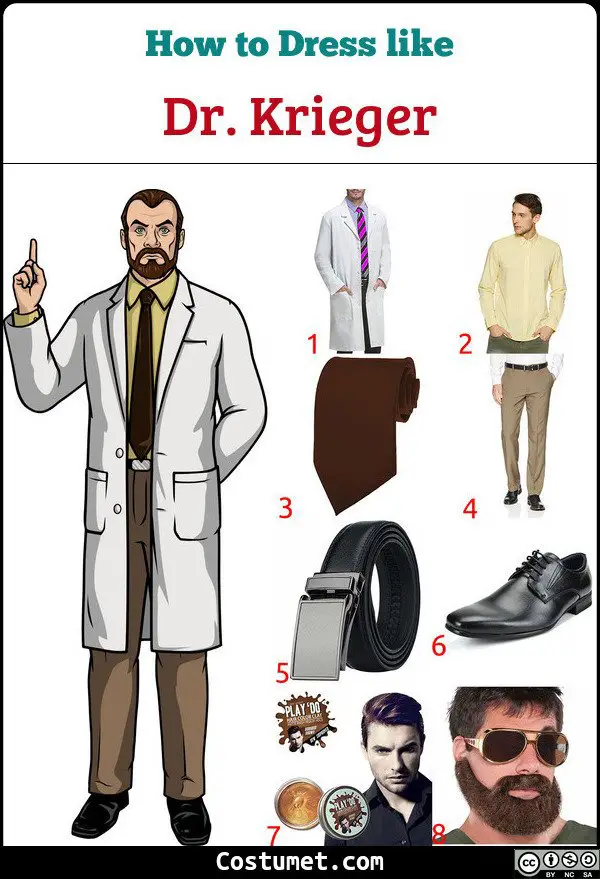 Dr. Krieger Costume for Cosplay & Halloween