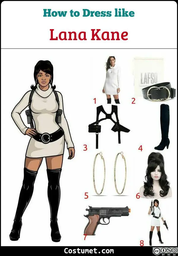 Lana Kane Costume for Cosplay & Halloween