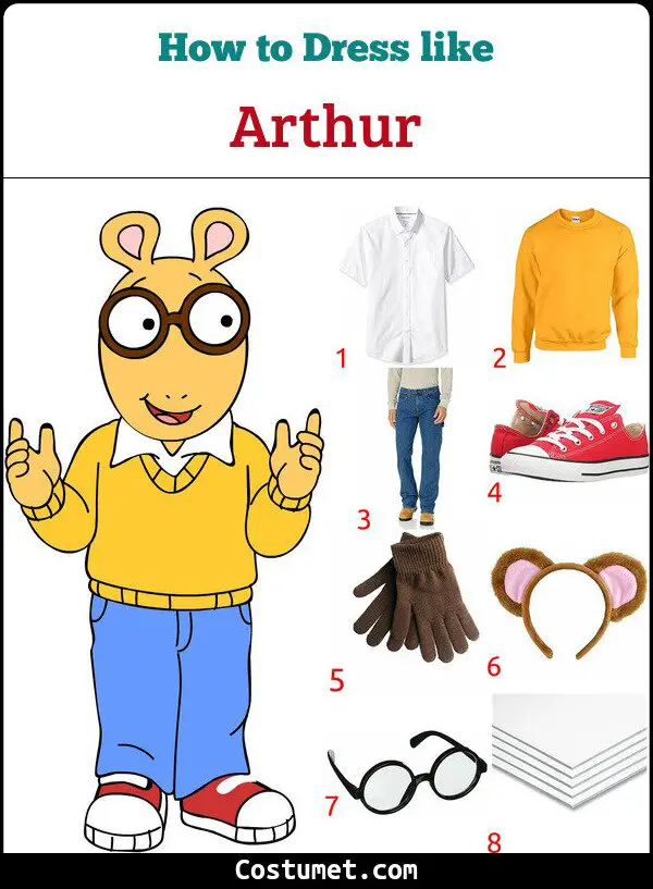 Arthur Costume for Cosplay & Halloween