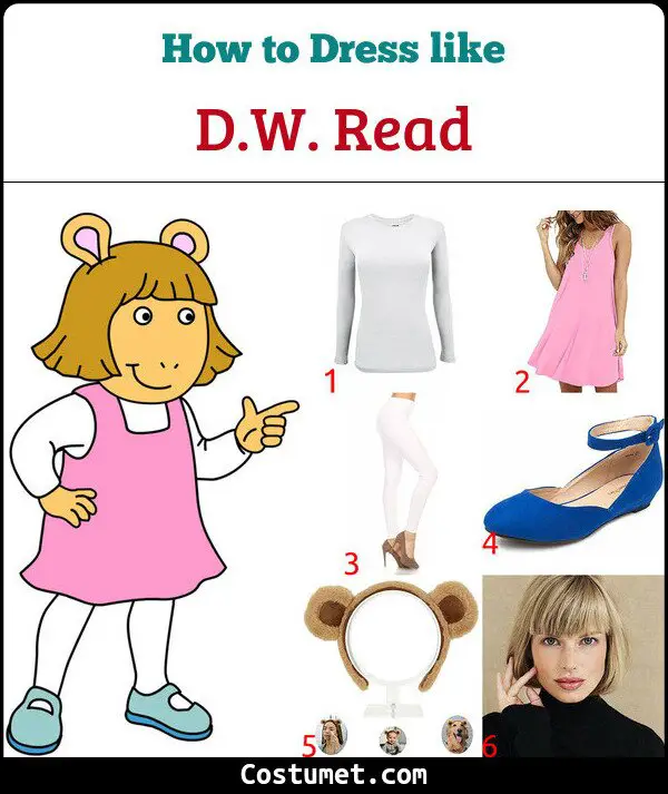D.W. Read Costume for Cosplay & Halloween