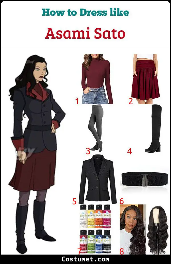 Asami Sato Costume for Cosplay & Halloween