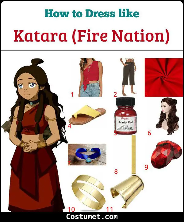 Katara (Fire Nation) Costume for Cosplay & Halloween
