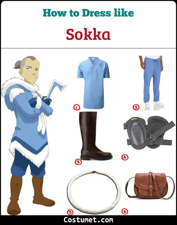 Sokka Costume for Cosplay & Halloween