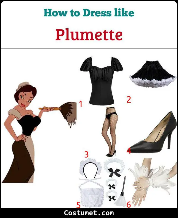 Plumette Costume for Cosplay & Halloween