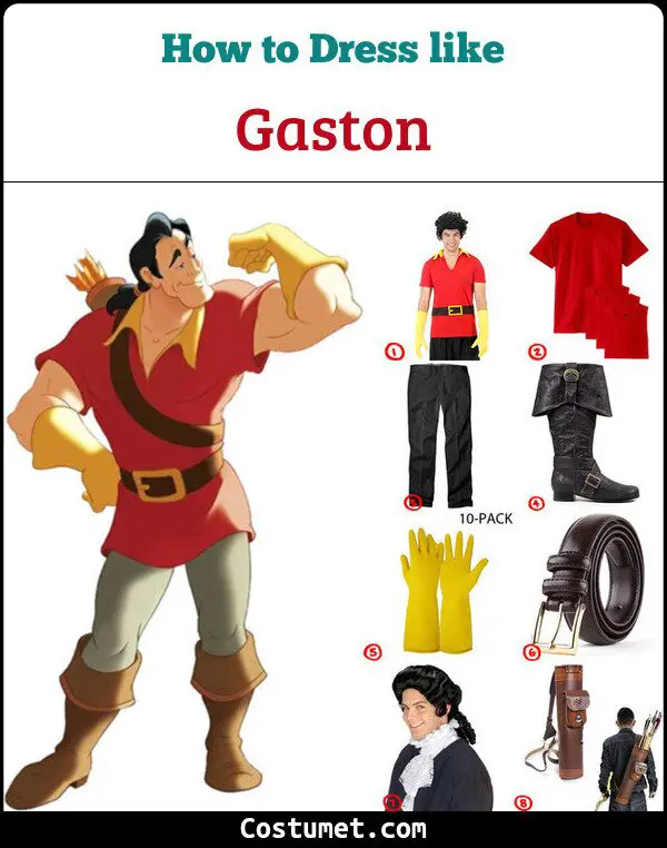 Customize Beauty and The Beast Gaston Cosplay Costume on Your Size.