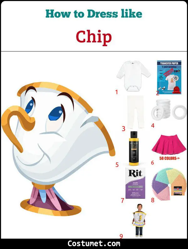 Chip Costume for Cosplay & Halloween