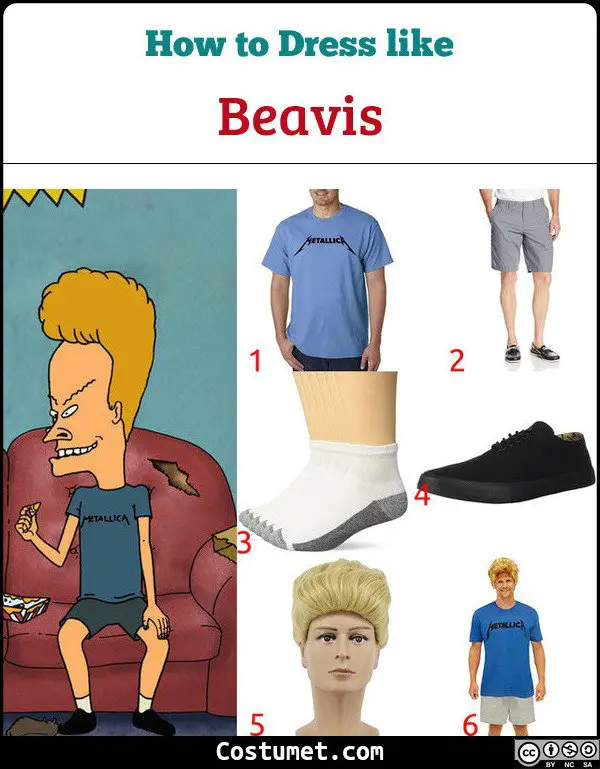 Beavis Costume for Cosplay & Halloween