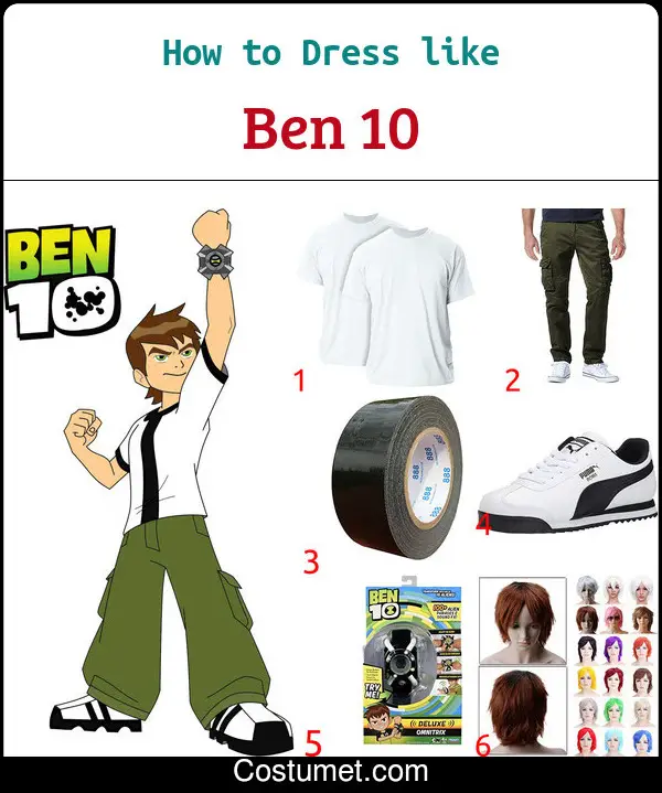 Ben 10 Costume for Cosplay & Halloween