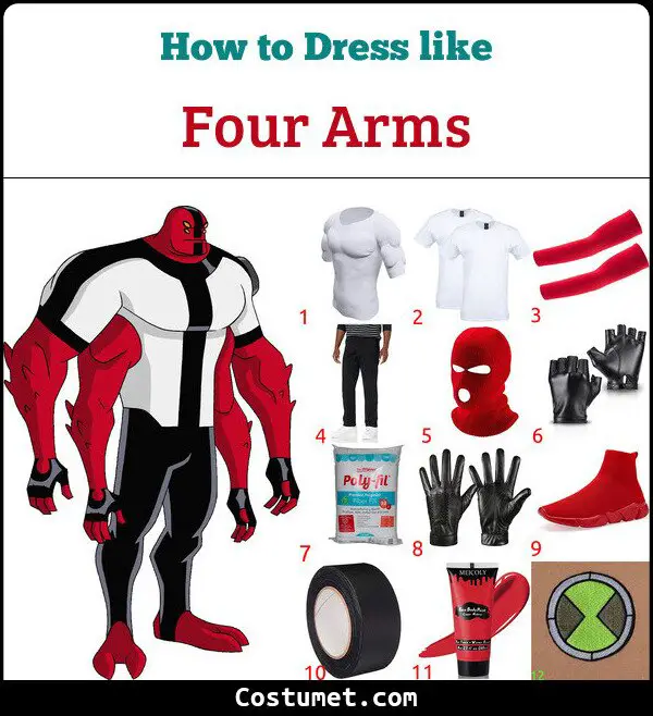 Four Arms Costume for Cosplay & Halloween