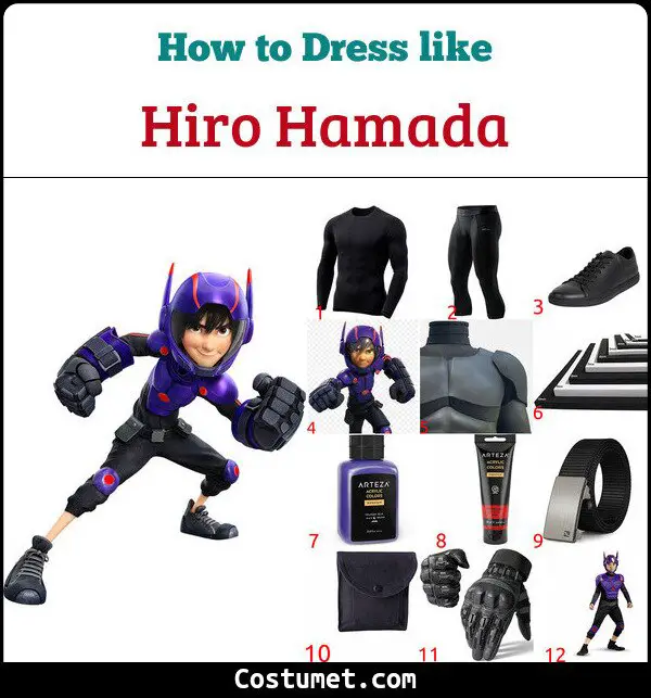 Hiro Hamada Big Hero 6 Costume For Cosplay And Halloween 2023